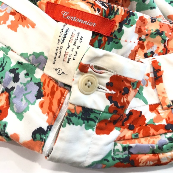 Anthropologie Cartonnier Floral Crop Pants - Picture 10 of 12